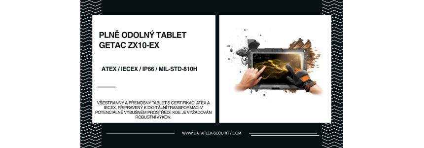 Plně odolný tablet Getac ZX-10 EX